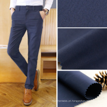 104gsm 50 * 50 / 152x80 algodão Poplin tecido de vestuário de tecido de calça azul escuro
